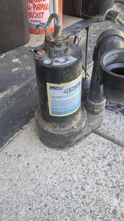 1/3 hp pro flo sump pump