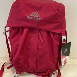 Gregory Red Backpack J38 Liter Woman’s New XS