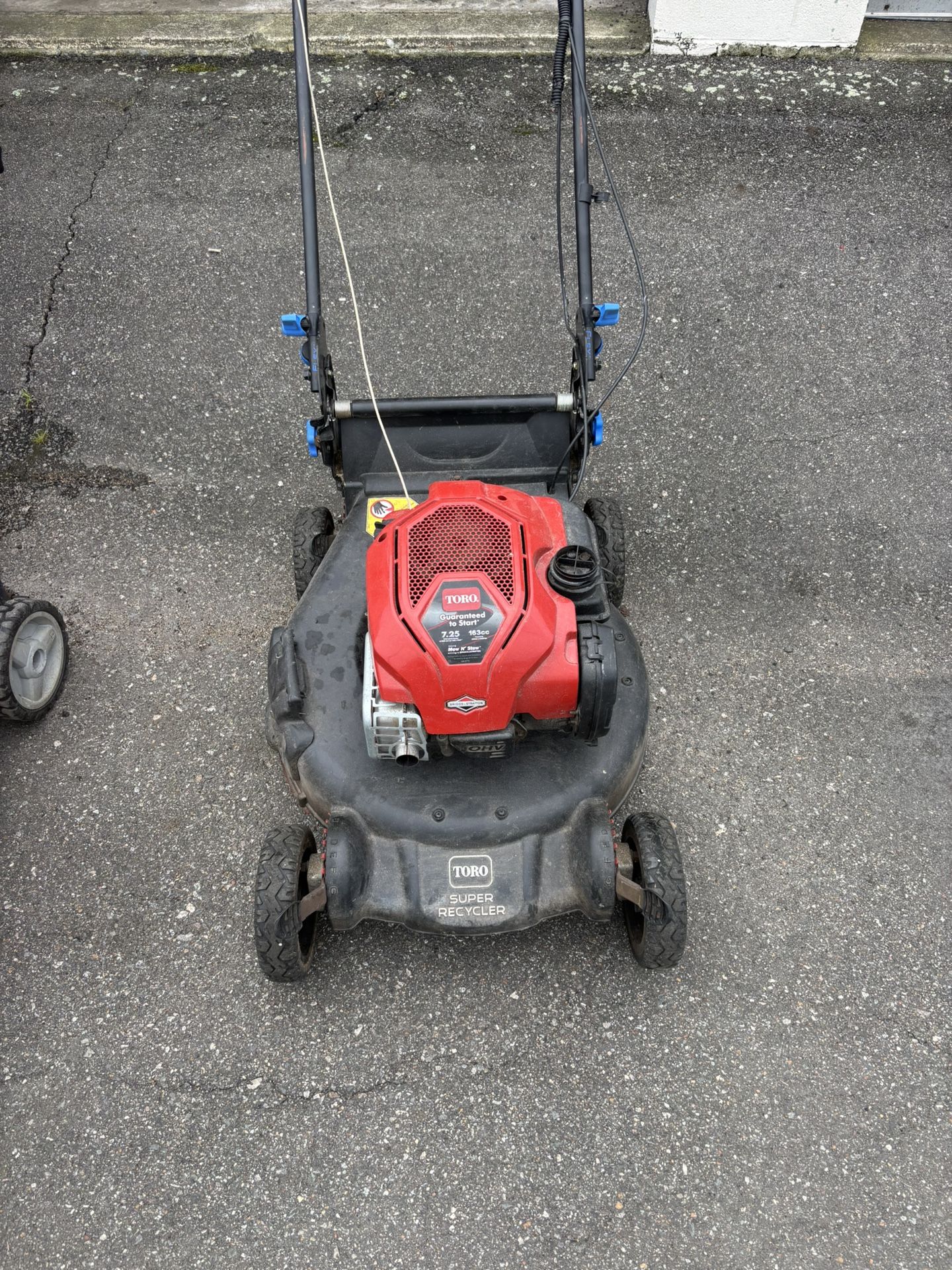 Toro Mow N’ Stow Self Propelled Mower
