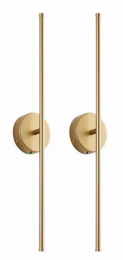 2 (two) Battery Operated Wall Sconces with 2 (two) remotes and 2 (two) charging cables