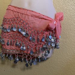  Belly Dance Skirt (one Size ) Perfect For Halloween Costume 