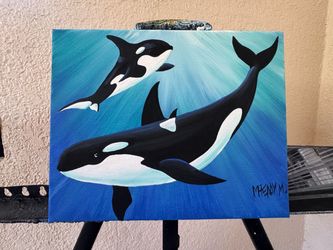 Orca original painting