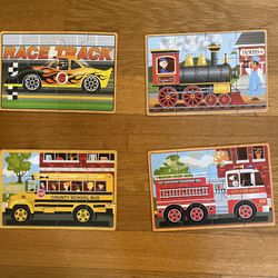 Melissa And Doug Wooden Puzzles