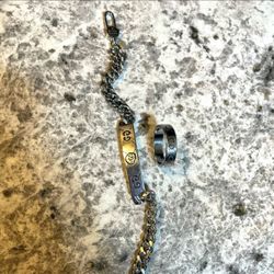 GG ring and bracelet combo