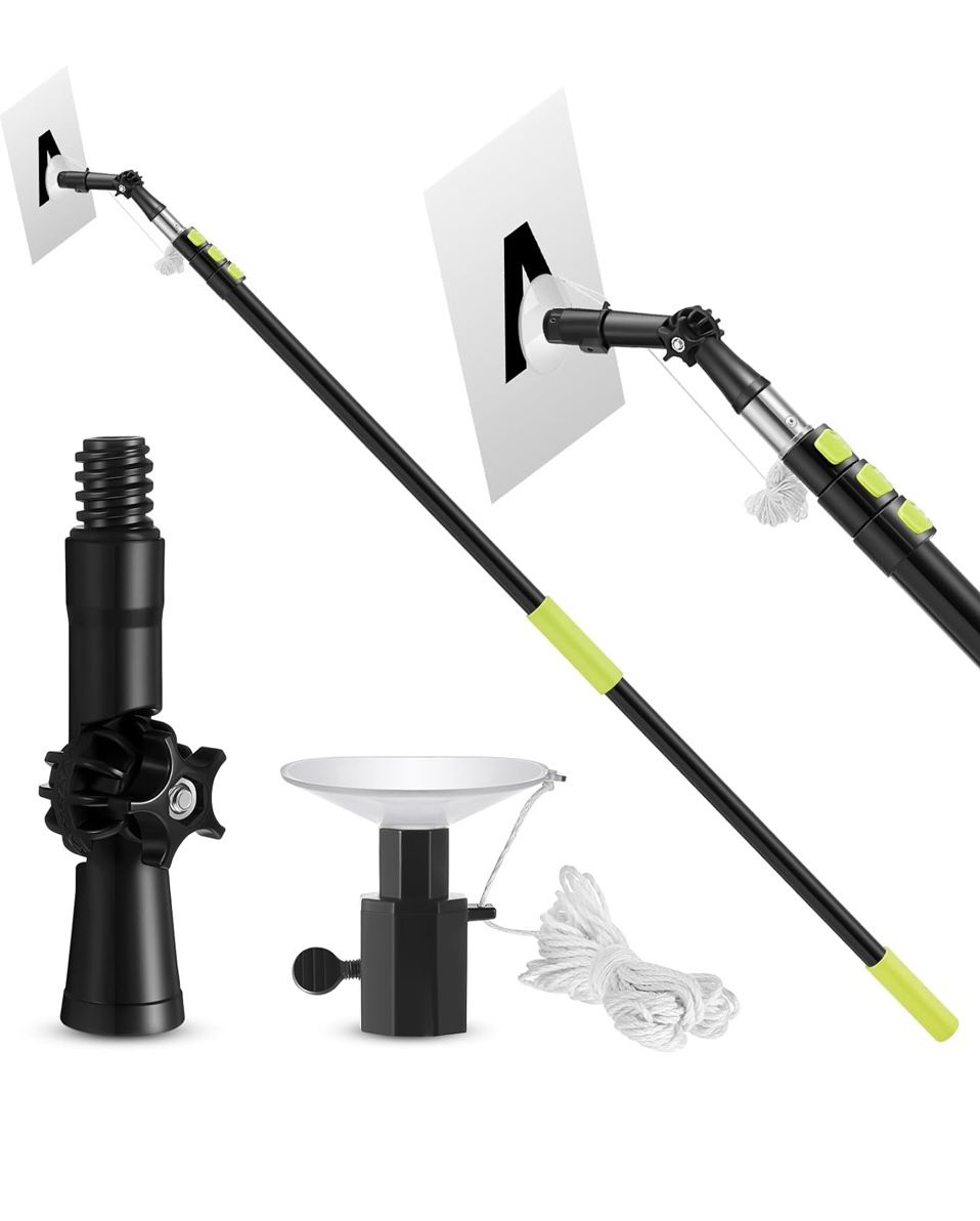 Gisafai 5.1 ft-18 ft Readerboard Sign Letter Change Arm Marquee Sign Letter Change Arm with Cup for Changing Sign Letters