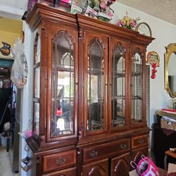China cabinet.