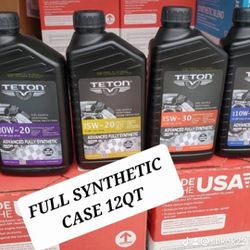 Special Price Motor Oil Full Synthetic Case 12QT High Quality Available 