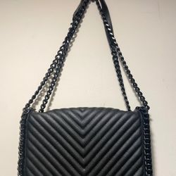 Aldo Blk Leather Handbag 