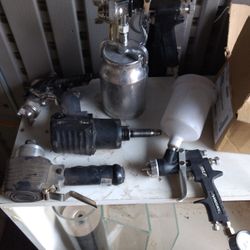 Air Tools Paint Brushes Driver Everything In The Picture 50 Bucks