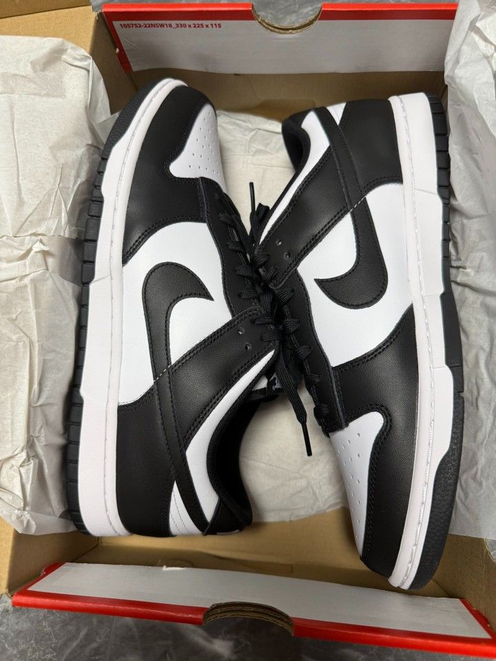 Nike Men's Dunk Low 'Panda' Sneaker DD1391-100 size 5-11.5