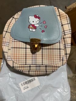 Hello Kitty Plaid Mini Backpack