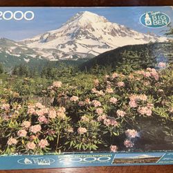 Vintage Milton Bradley Big Ben 2000 PC Puzzle/"Mt. Hood, Oregon" Sealed Unopened