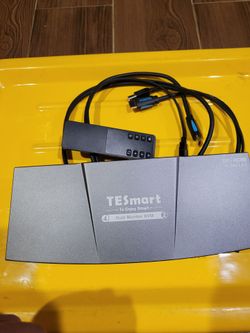 TESmart Dual Monitor KVM Switch 4-Port