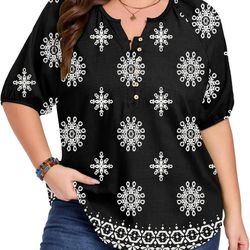 Women's VNeck Blouse (NEW)