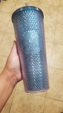 Starbucks Bnwt Indonesia Cyan Blue Studded Cup/ Tumbler