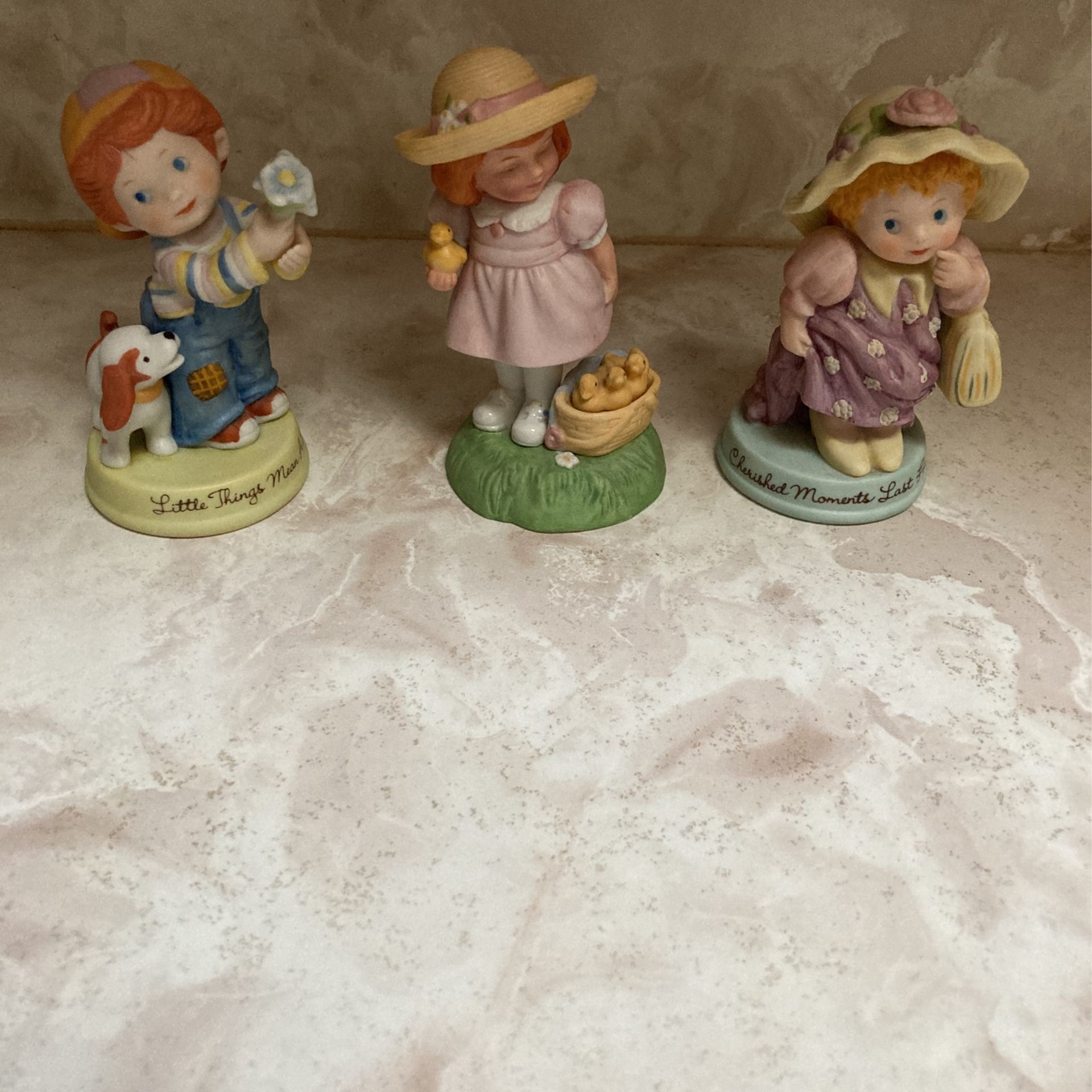 3 Avon Porcelain Figures