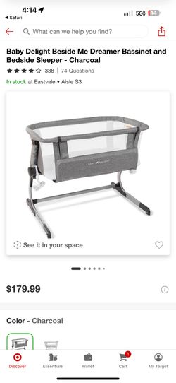 Baby delight bassinet Grey