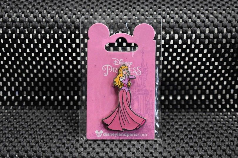 Disney Paris Aurora Pink Dress Pin