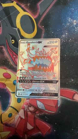 Guzzlord GX hidden fates Pokémon