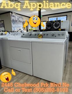 Top Loading Washer & Dryer Set
