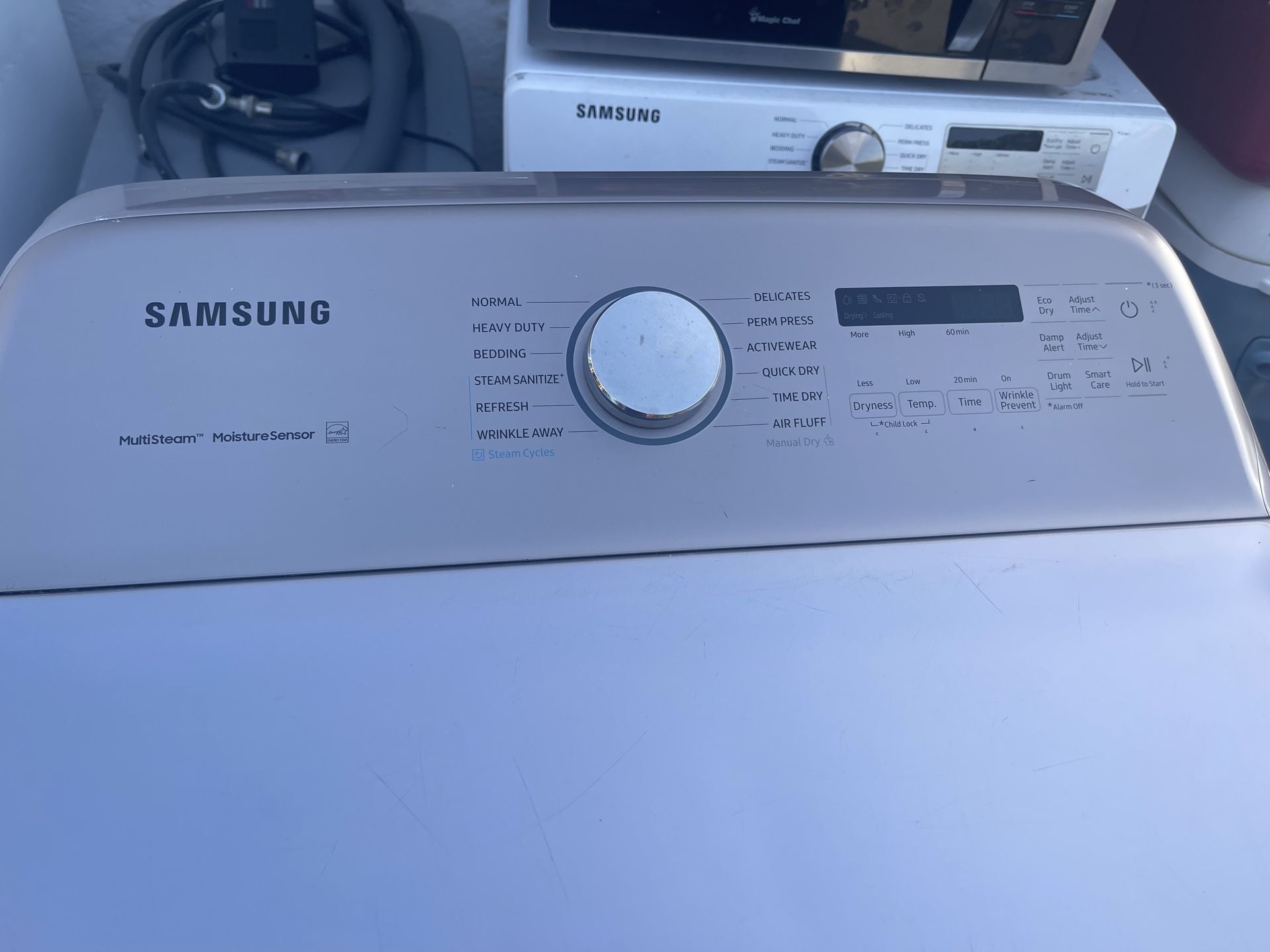 Samsung gas dryer and washer large capacity