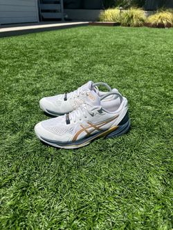 ASICS Volleyball Shoes SKY ELITE FF 2 White Gold Size 8.5