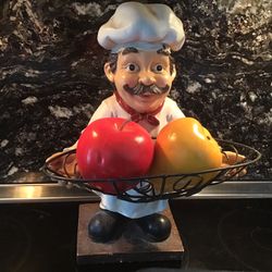 Chef 👩‍🍳 With Fruits 🍎 
