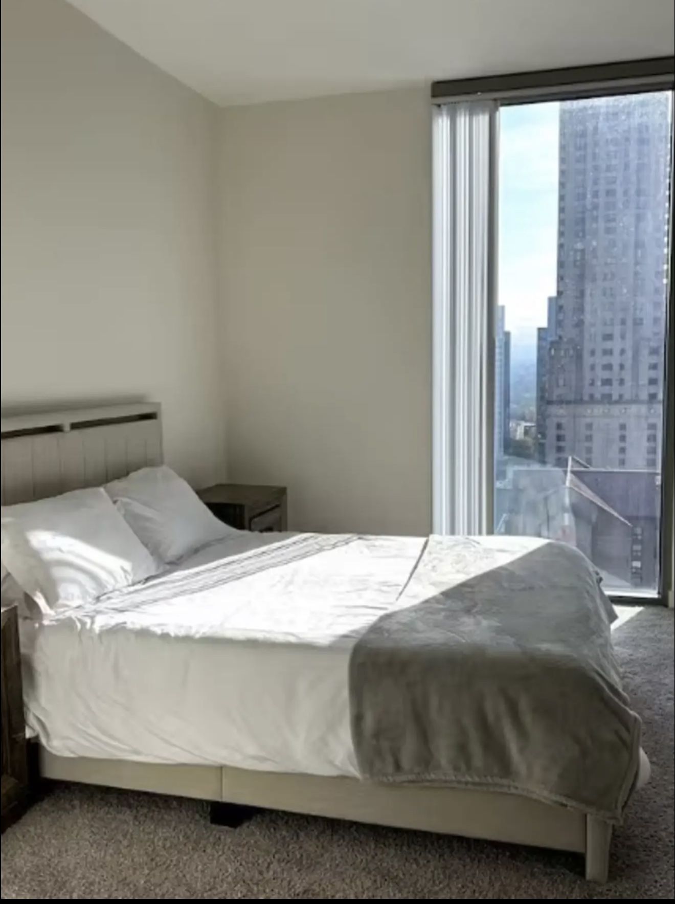 Queen Bed Frame + Mattress + Box spring