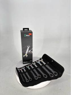 Wera 6000 Joker 8 Imperial Set 1 Ratcheting combination wrenches set, Imperial  05 020012 001, 8 pieces