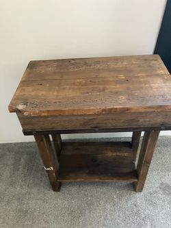 Old barn wood plant stand