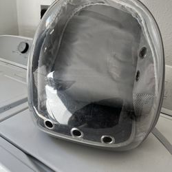 Bubble pet carrier backpack