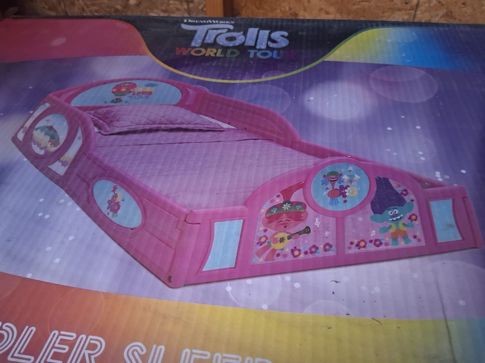 Trolls Toddlers Bed New