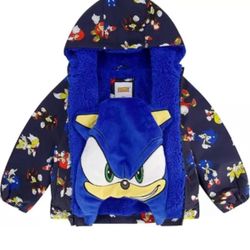 New Sonic Packable Pillow Jacket - Kids Comfy Weighted Hoodie Jacket 24 Months