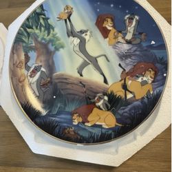 Disney The Lion King ‘guiding The Future King” Decorative Plate