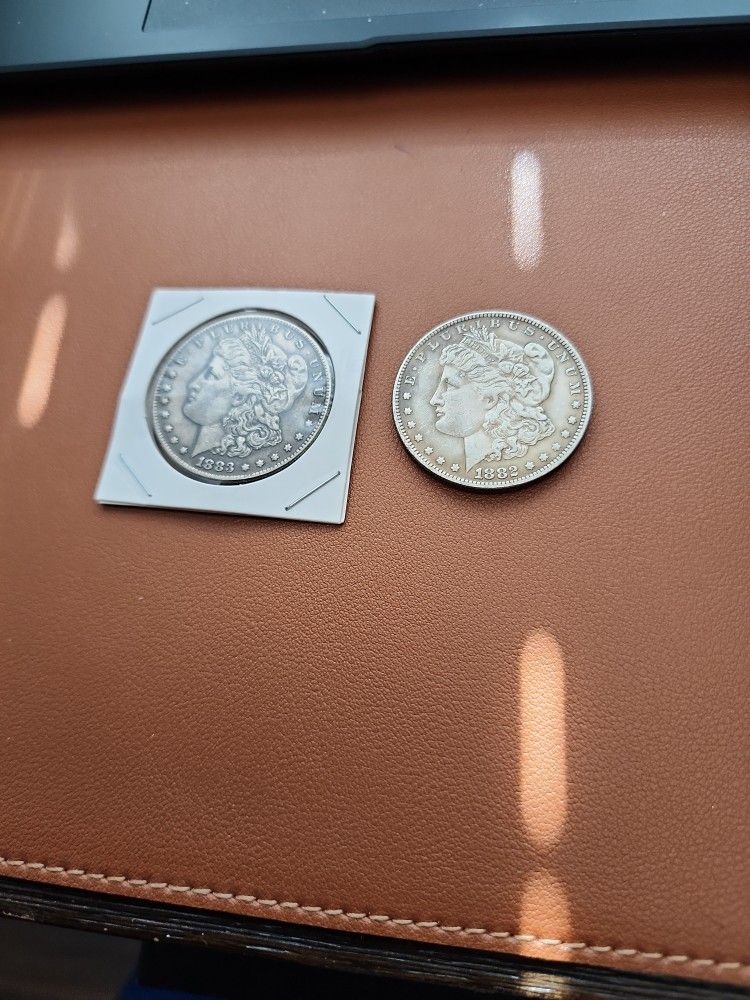 1882 & 1883 CARSON CITY SILVER MORGAN DOLLAR!