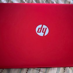 HP RED LAPTOP 