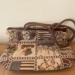 Woven Americana Folk Art Women's Tote & Small Bag