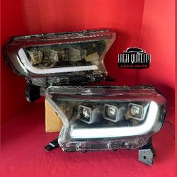 Ford Ranger 2019. 2023 Headlights.