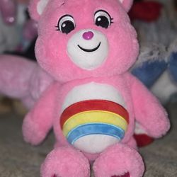 Care Bear Cheer Bear Pink Rainbow 
