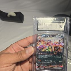 Charizard ex 115/190 Sv4a: Shiny Treasure Ex Holo - CGC Gem Mint 10