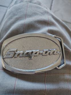 Snap-on belt buckle vintage