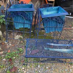3 Piece Set Of Wrought Iron Pieces 125