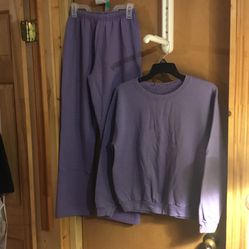 Women’s Purple Sweatsuit Sz Med