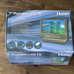 Haier 7” Portable Tv (brand New)