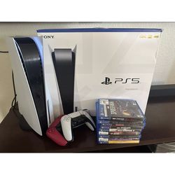 Playstation PS 5 Disc Edition with Game Bundle ✔️