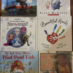 6 Kids Hard Cover Big Picture Books