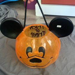 Disney Mickey Mouse Trick Or Treat Bucket