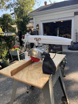 Dewalt Radial Arm Saw Mounted