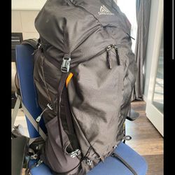 Gregory Baltoro 85L Men’s Backpack, Black, Medium, Rain Cover  