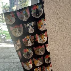 Handmade cat plastic bag holder 